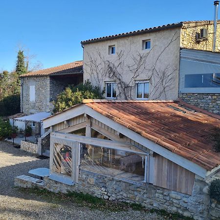 Le Mas De La Colombe Grospierres Exterior foto