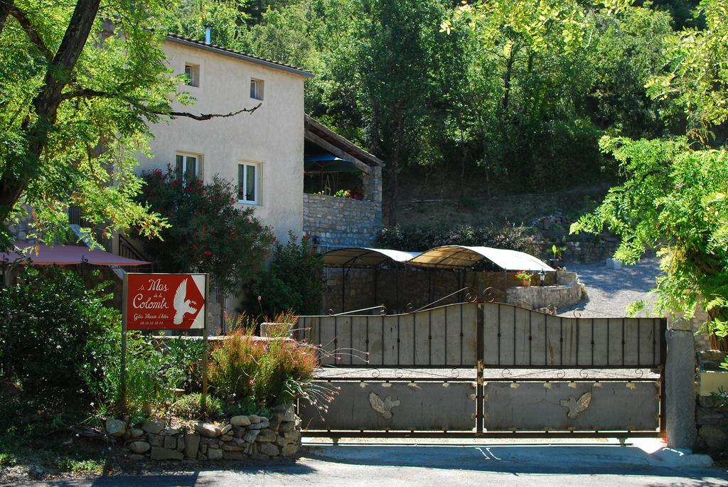 Bed and Breakfast Le Mas De La Colombe Grospierres Exterior foto