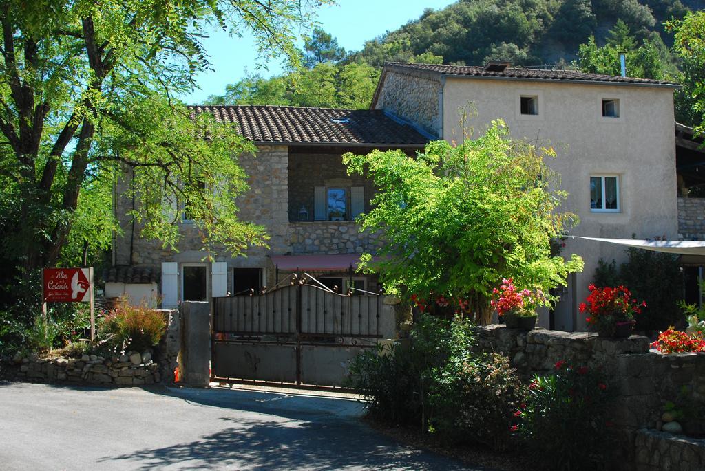 Le Mas De La Colombe Grospierres Exterior foto